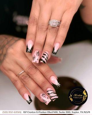 Christmas magic starts at your fingertips Beautiful nails always set the mood for holiday joy. Book your festive glow today