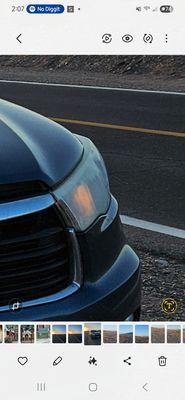 Sky Blue Mobile Glass