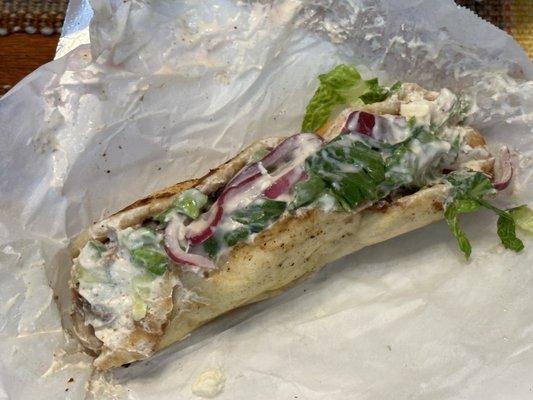 Paratha Roll with beef