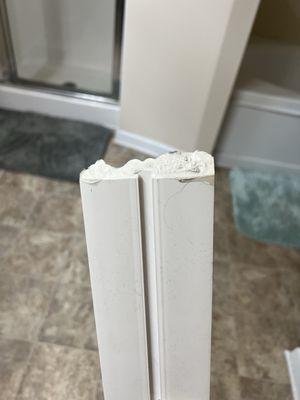 Broken window trim they never told me about