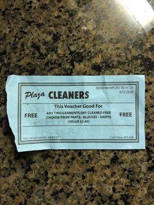 Plaza Center Cleaners