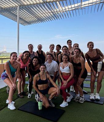 Sculpt on the rooftop