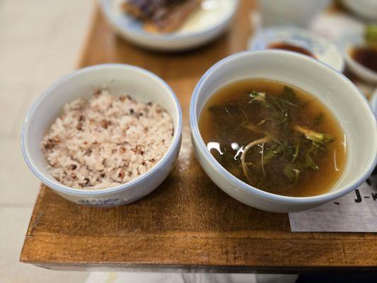 Rice and soup in the second round