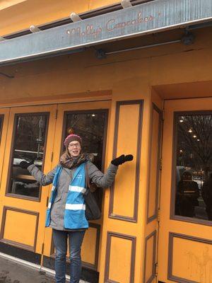 Our awesome tour guide Mallory