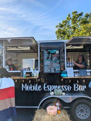 They did a great job decorating and adding cute details to their mobile espresso bar.