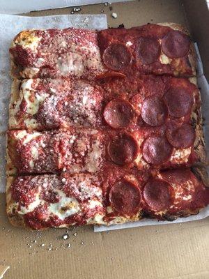 Sicilian pizza