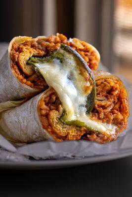 The Best Chile Relleno burrito in town