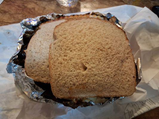 Large Rib Tip order from UberEats - $24.99. Comes with nice sized wheat bread