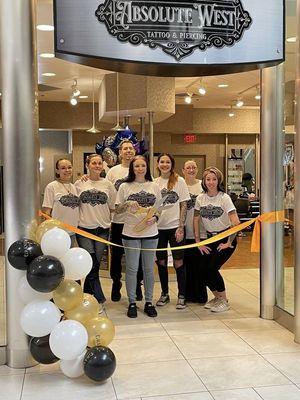 grand opening at the West Ridge Mall