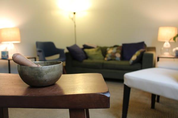 Our group therapy and workshop space. Perfect for yoga therapy, massage therapy, group therapy, or large families.