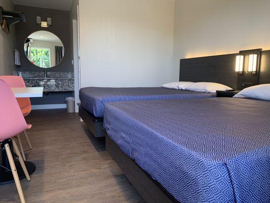 Two Double Beds, non-smoking