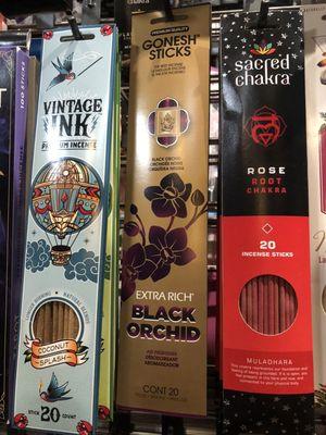 The black orchid incense smells really good