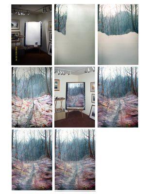 "Down to the Lake" Oil Painting in Progress