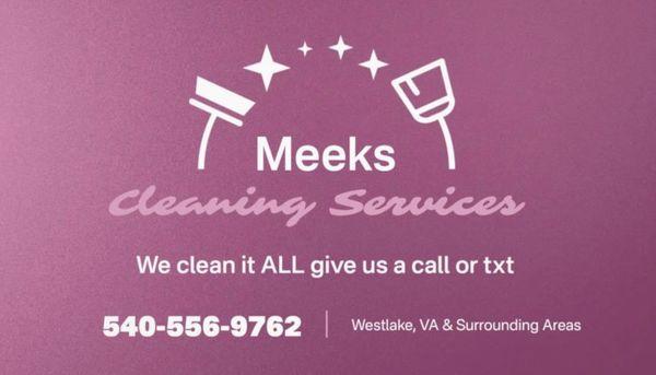 Meeks Cleaning Services