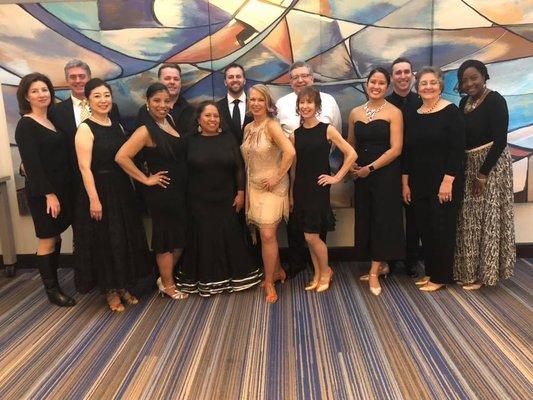 Dedham students looking good at Super Showcase!