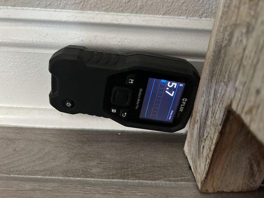 Electronic Moisture Meters & Equipment such as FLIR Cameras to Detect Structural Water Retention & Source of Water Intrusion.