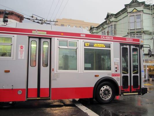 MUNI 67 Bernal Heights