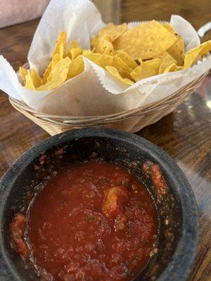 Really good chips and salsa