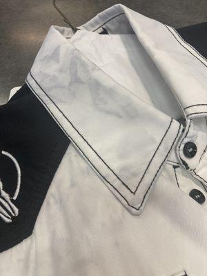 This was brand new four days ago. I didn't even get to wear it ONCE thanks to you destroying it. But, you claim no fault!