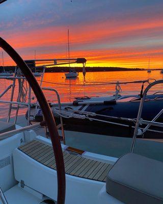 Oyster Bay is known for its breathtaking sunsets.