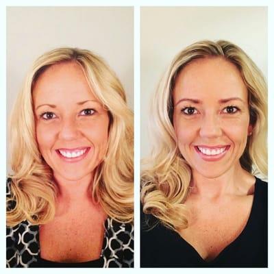 1st session of microblading. Cmient will need to return in 4-6weeks for a touch up
