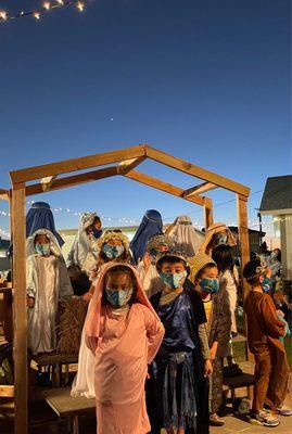 My grandson shined at the Christmas play. A year ago he attended the DOE preschool for speech but left!!!!