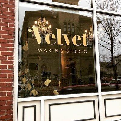 Velvet Waxing Studio new sign
