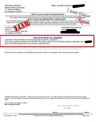 She'll haunt you even after you fire her.