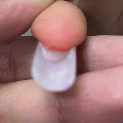 acrylic powder under the nail