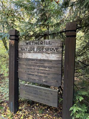 Wetherill Nature Preserve