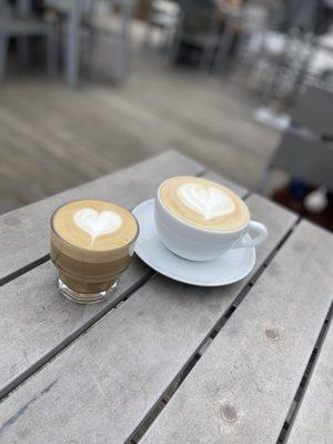 Cuban coffee, it looks good, but you don't taste any condensed milk at all and all you taste is milky milk.