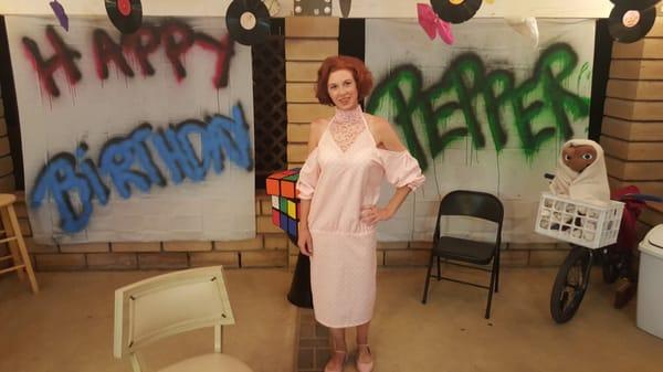 Molly Ringwald's dress from Pretty In Pink! Amazing recreation!