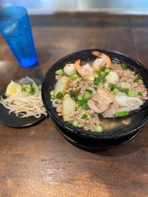 Capital Bowl with flat rice noodle