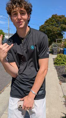 This is the person that started throwing homophobic comments because we didn't want to talk and asked them to leave.