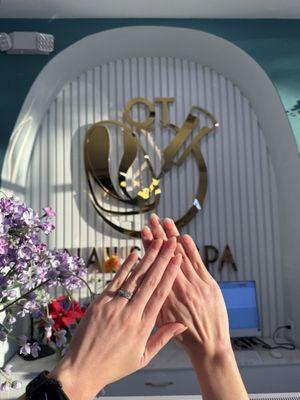 I got an ombré tap gel and it turned out beautifully