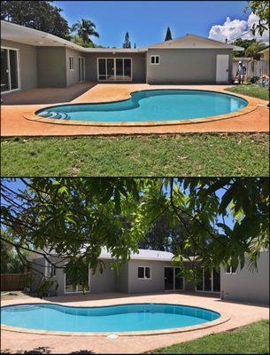 Cutler bay backyard/pool area.