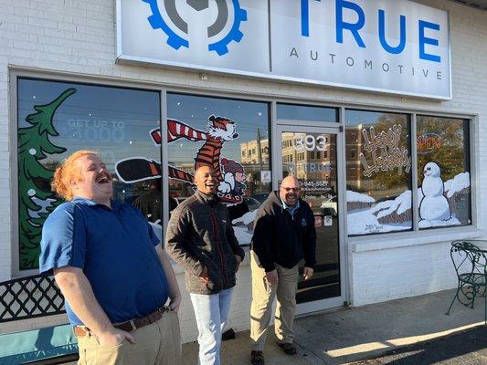 Happy teammates do the best work! Come meet us here at TRUE Suwanee!