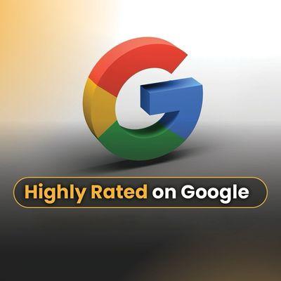 We are highly rated on Google.