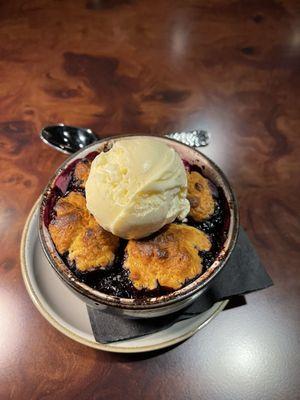 Blueberry cobbler