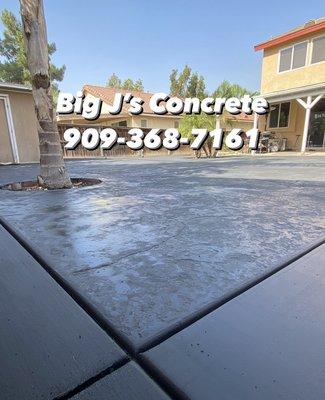 Custom stamped concrete