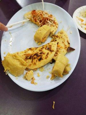 Somebody killed my pupusas and my tamale. I will find them. And I will feed them.