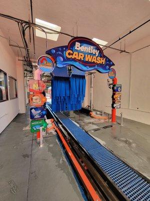 Vermont Express Car Wash tunnel entrance