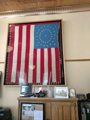 Rare 41 star flag: Celebrates Montana Statehood. Three days later, another State added. Salamanca Historical Museum