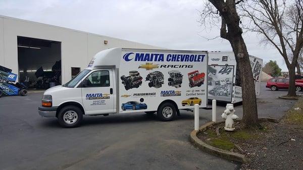Maita Chevrolet Box Truck Wrap