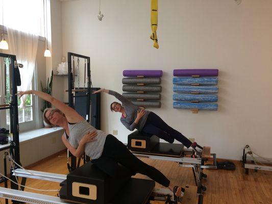 Bow & Arrow- a great exercise for strengthening the entire side line of the body.