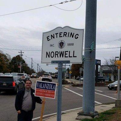 Entering Norwell from Hingham.