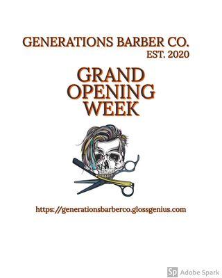 Grand Opening 20% off first appointment!!