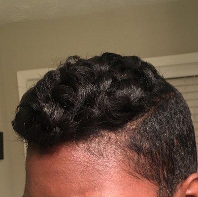 Kim has been cutting my hair for about 4 years now. She cuts, I style, works for me! Won't let anyone else near my hair!! 