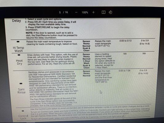 Clearly there IS a heating element in the dishwasher. How the owner did not know this is bizarre