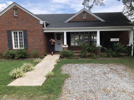 View from parking lot